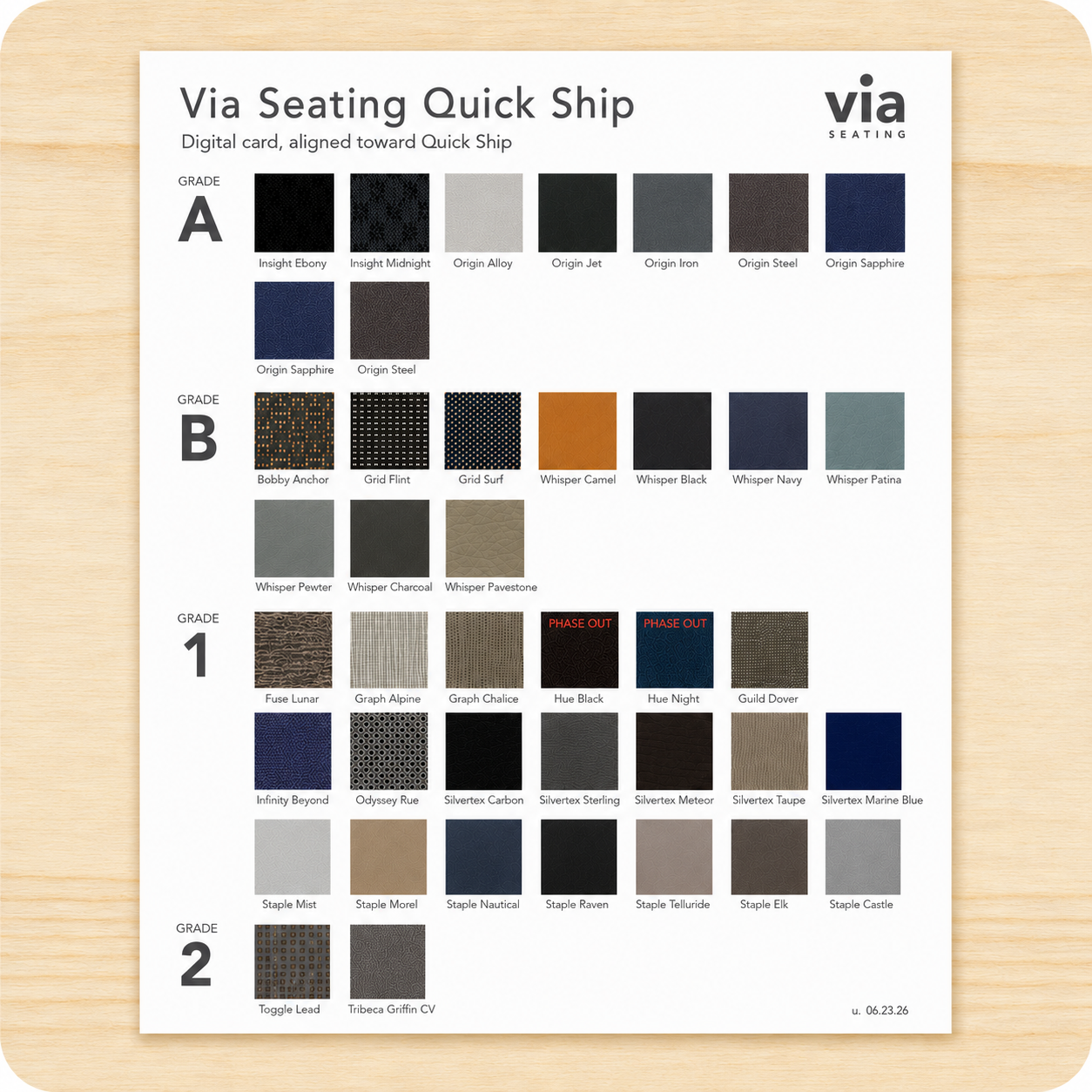 Quick Ship Textile Card 6.30.26