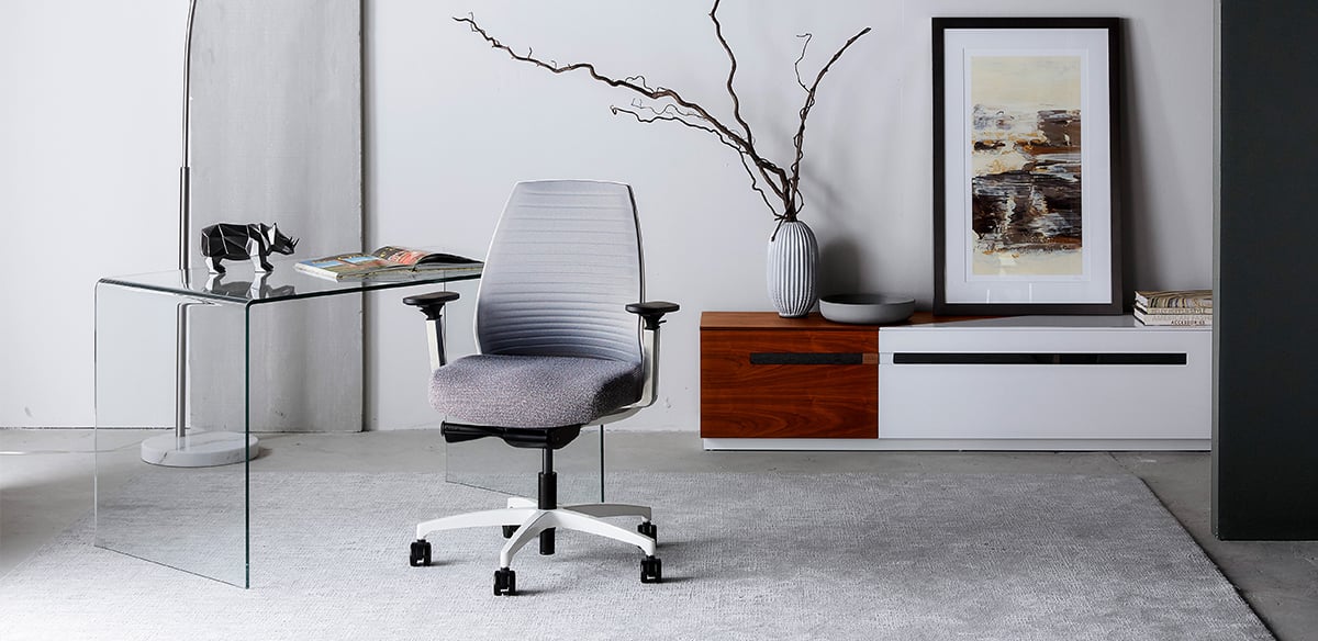 4u upholstered back in office work
