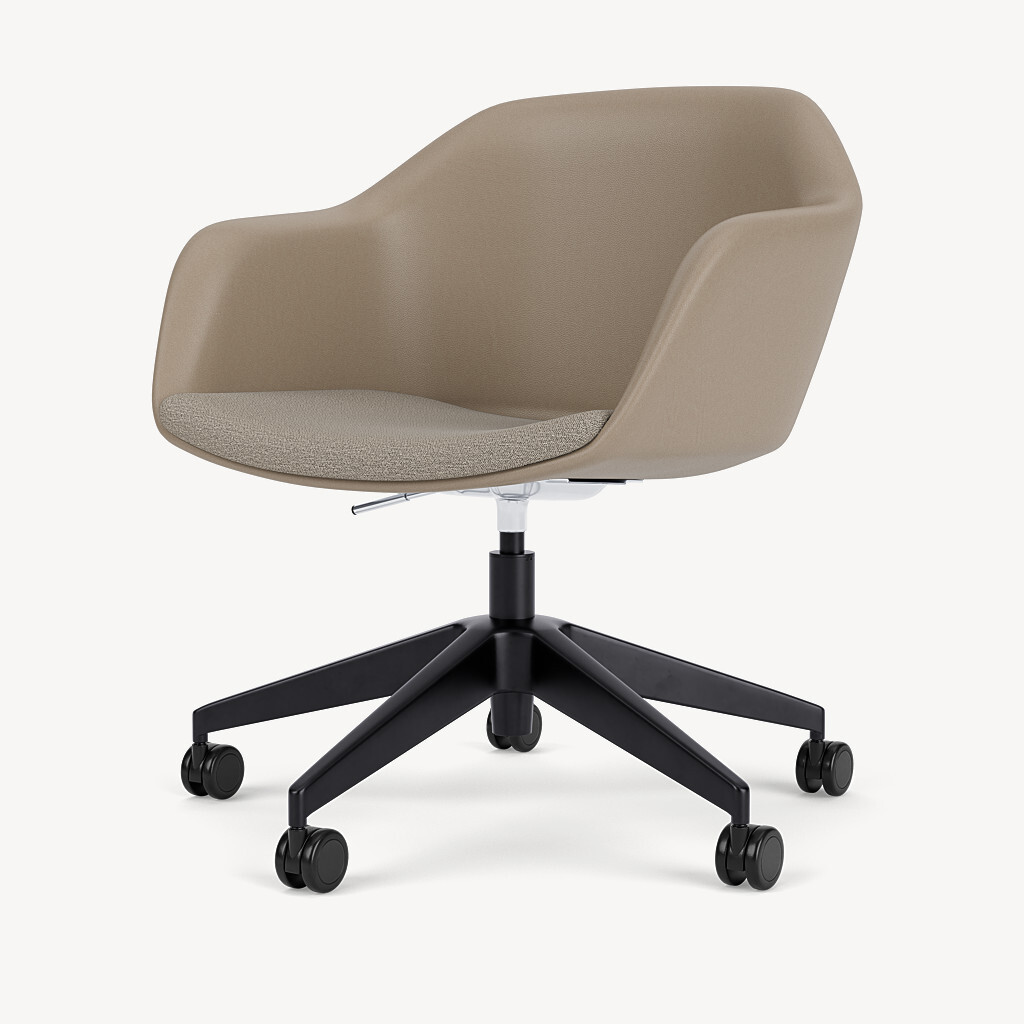 515-fully-upholstered-taupe-dual-upholstery-black-5-star-front45