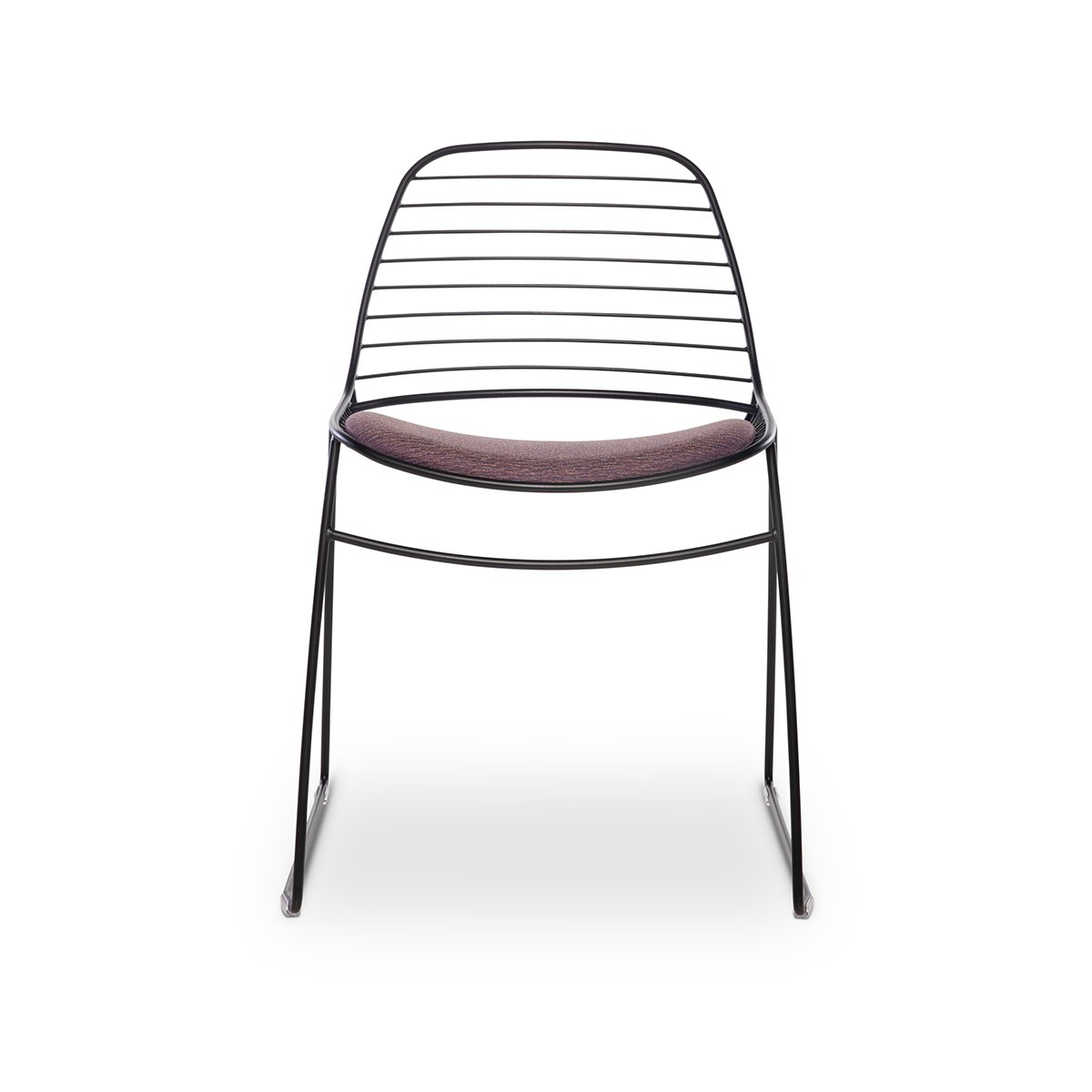 black-chair-with-purple-seat-front