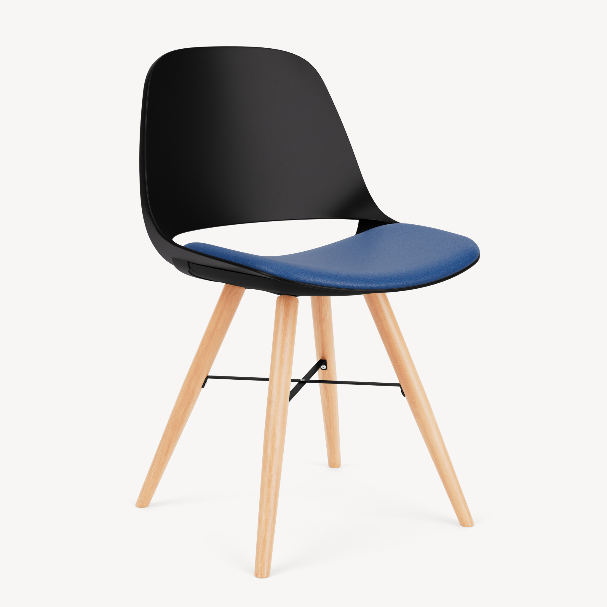 643-black-poly-beech-wood-navy-upholstery-front45
