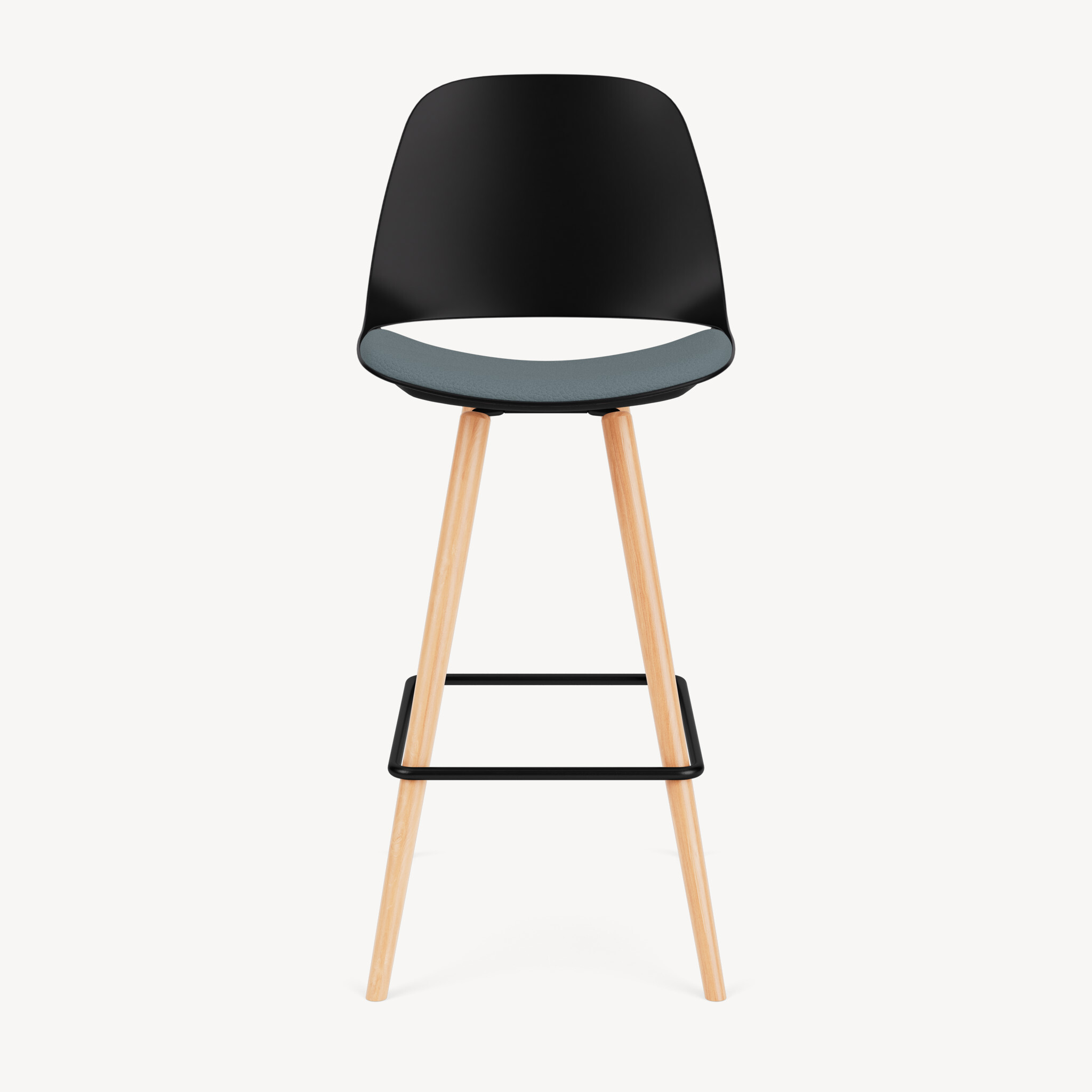 645-black-beech-wood-base-dark-grey-upholstered-seat-front