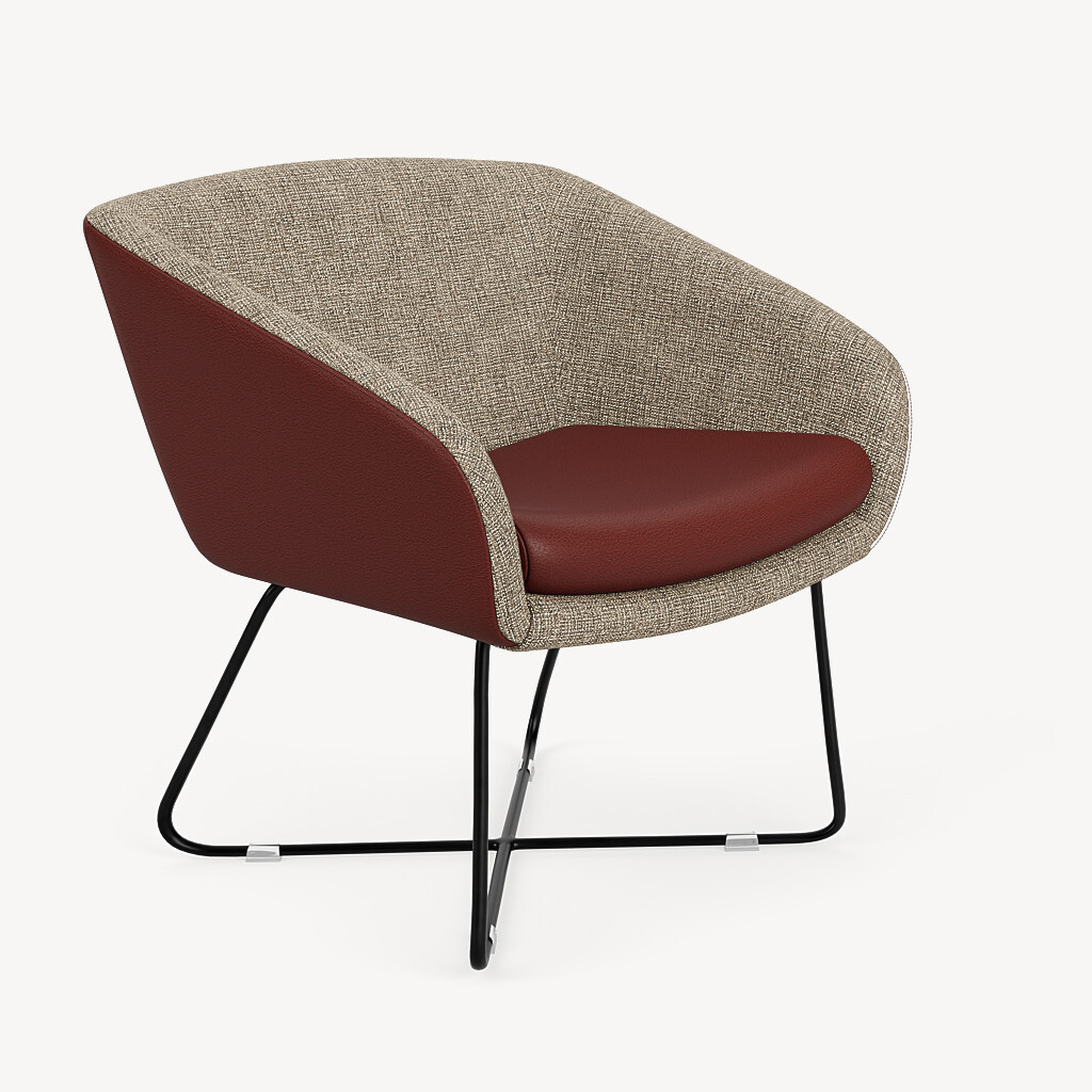 985-two-tone-chair-black-wire-X-base-front45