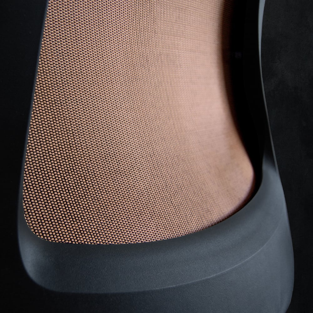 black-framework-and-natural-copper-mesh-close-up