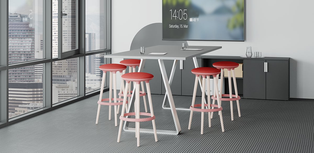 Joí stools in conference room