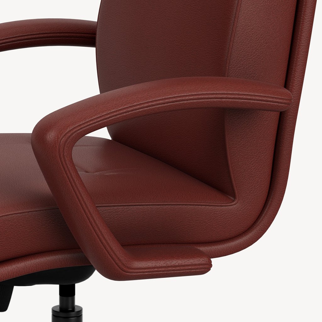 close-up-single-shell-upholstered-c-arm
