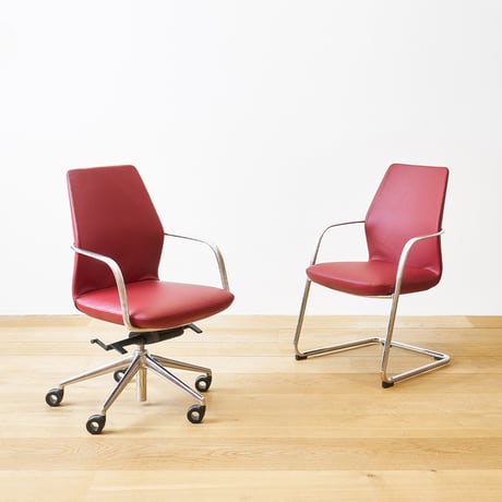 lovelli-mid-back-and-cantilever-guest-polished-finish-red-coated-performance