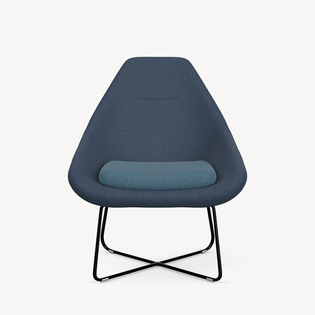 927-blue-black-wire-X-base-front