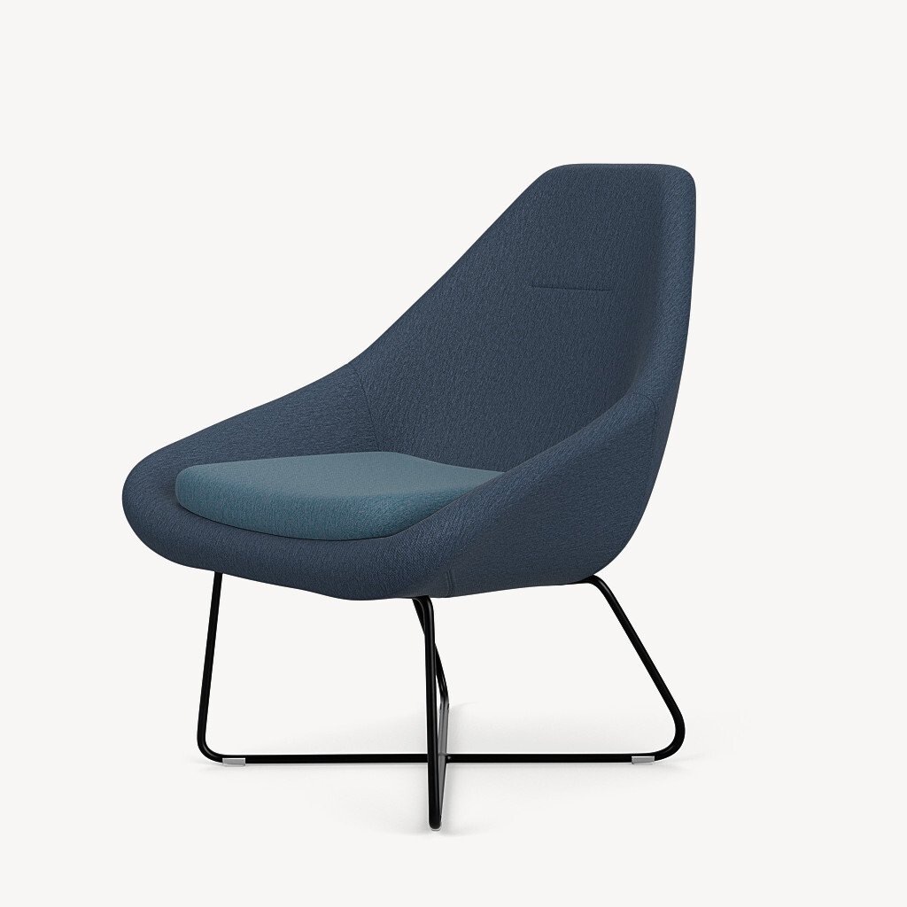 927-blue-black-wire-X-base-front45