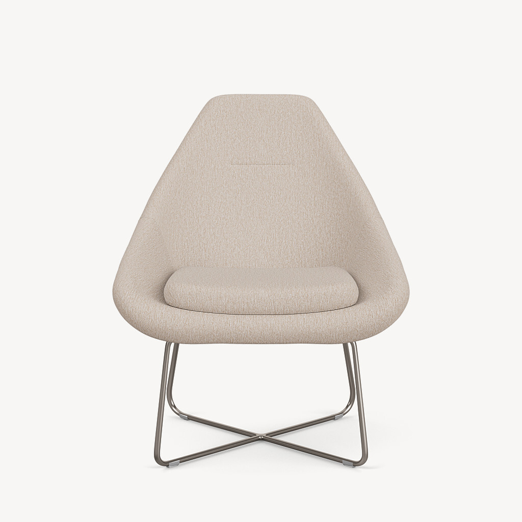 927-tan-silver-wire-X-base-front