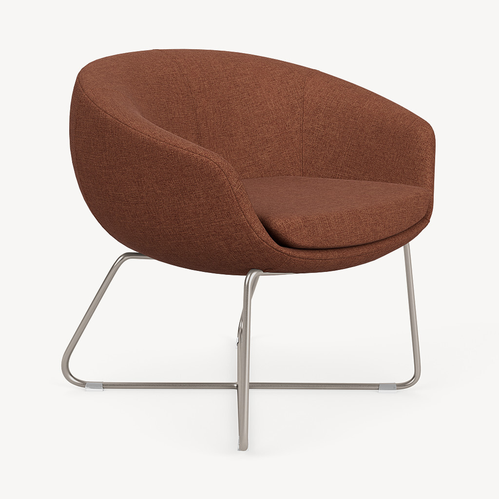 928-orange-silver-wire-X-base-front45