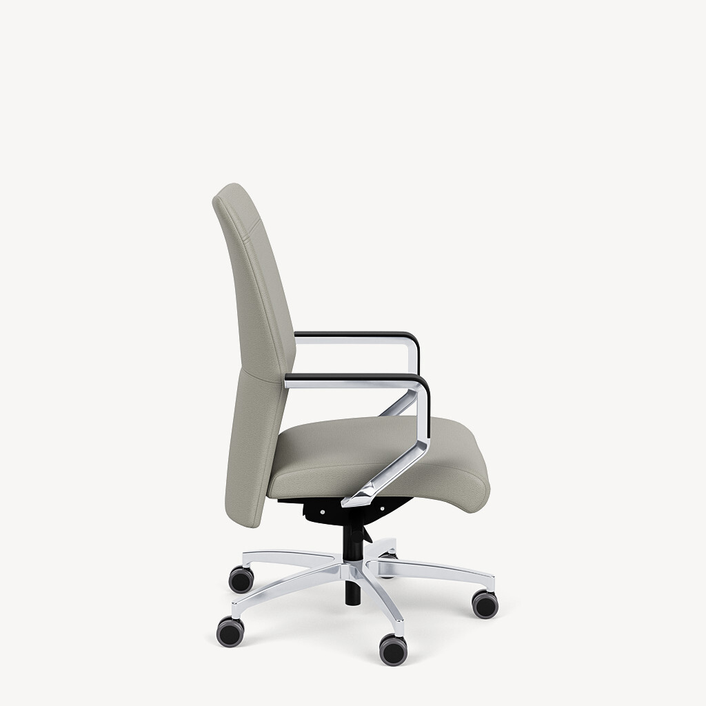 162-polished-framework-cantilever-arm-taupe-upholstery-side