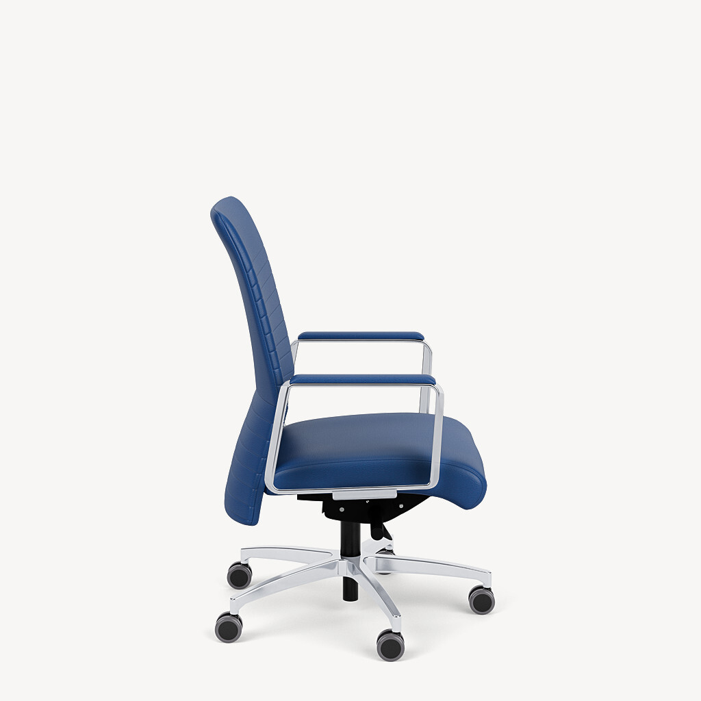 162-polished-framework-polished-arm-with-upholstered-armrest-blue-upholstery-side