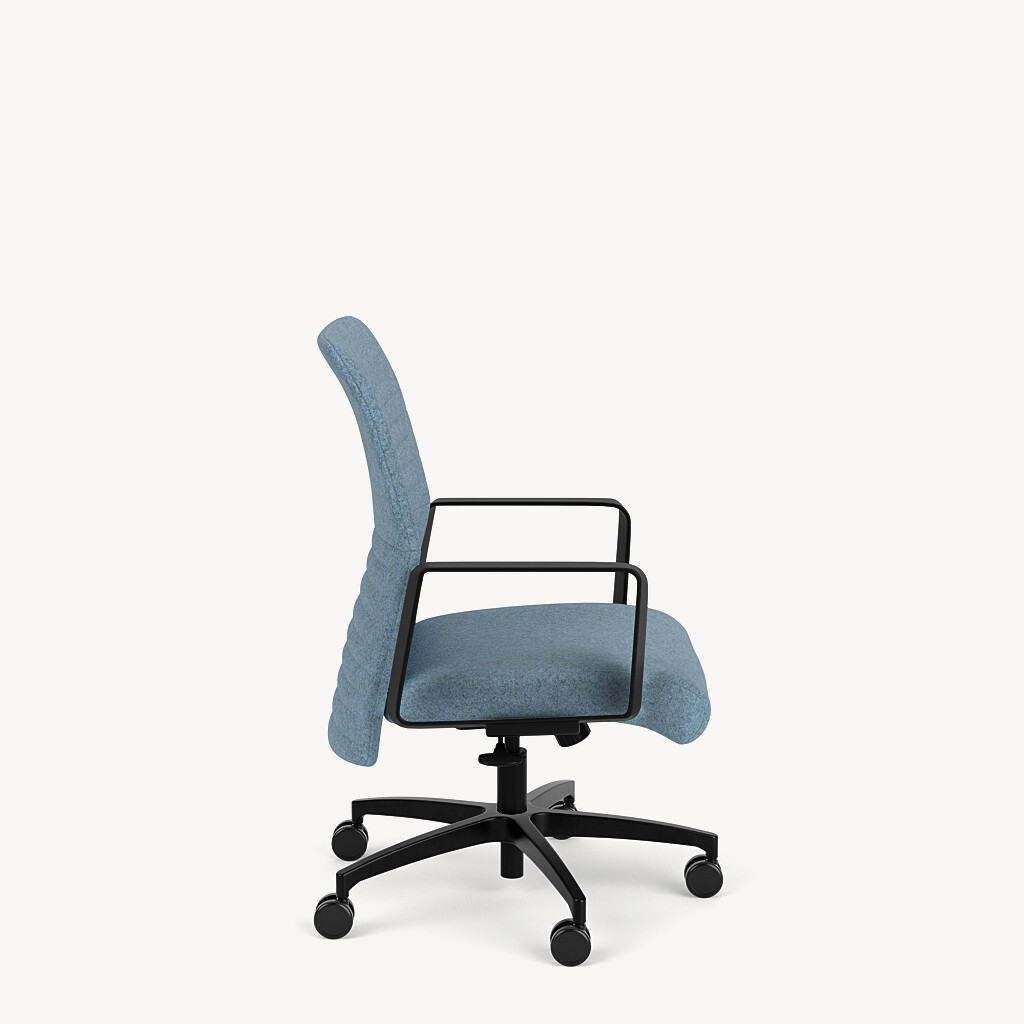 171-black-loop-arm-blue-upholstery-side