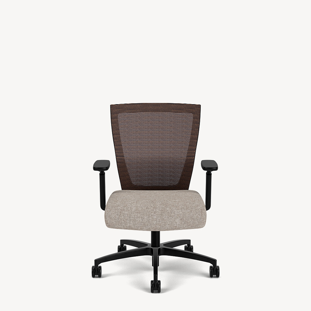 971-black-framework-natural-copper-mesh-black-dynamic-arm-taupe-seat-front