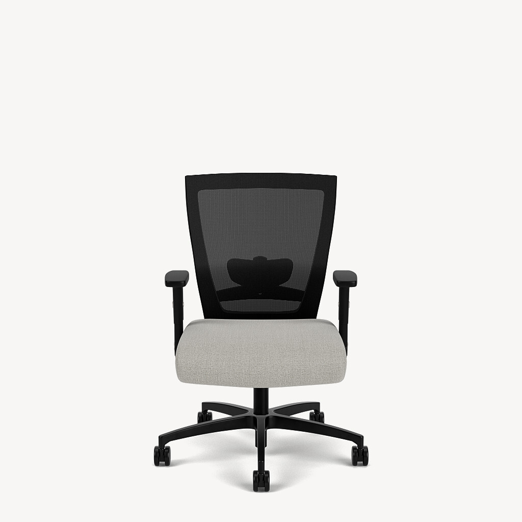 971-black-framework-rollback-arm-black-mesh-grey-seat-lumbar-front
