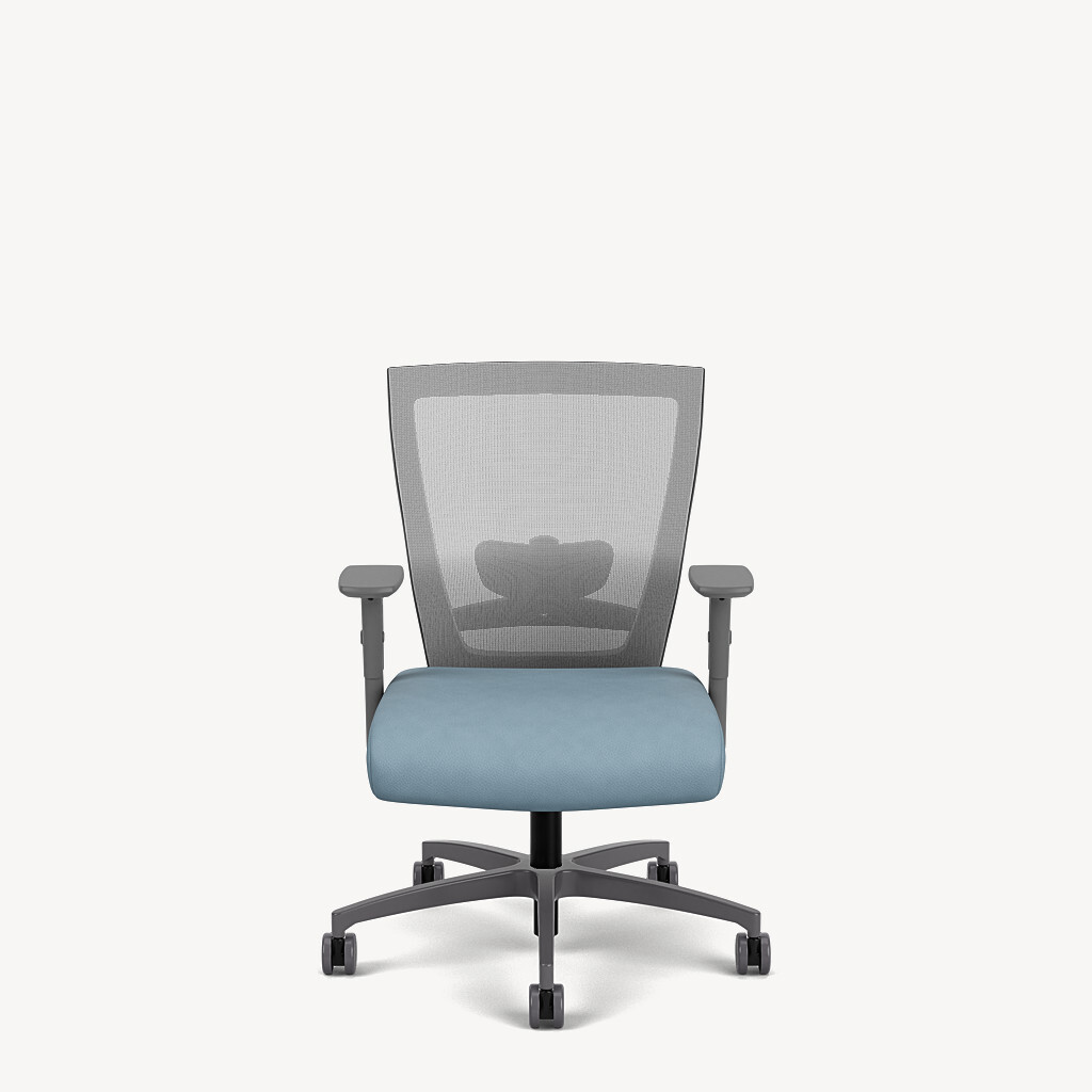 971-grey-framework-silver-mesh-basic-grey-arm-lumbar-blue-seat-front