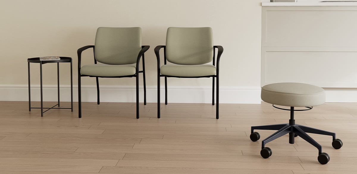 Spec Stools & Vista II patient room