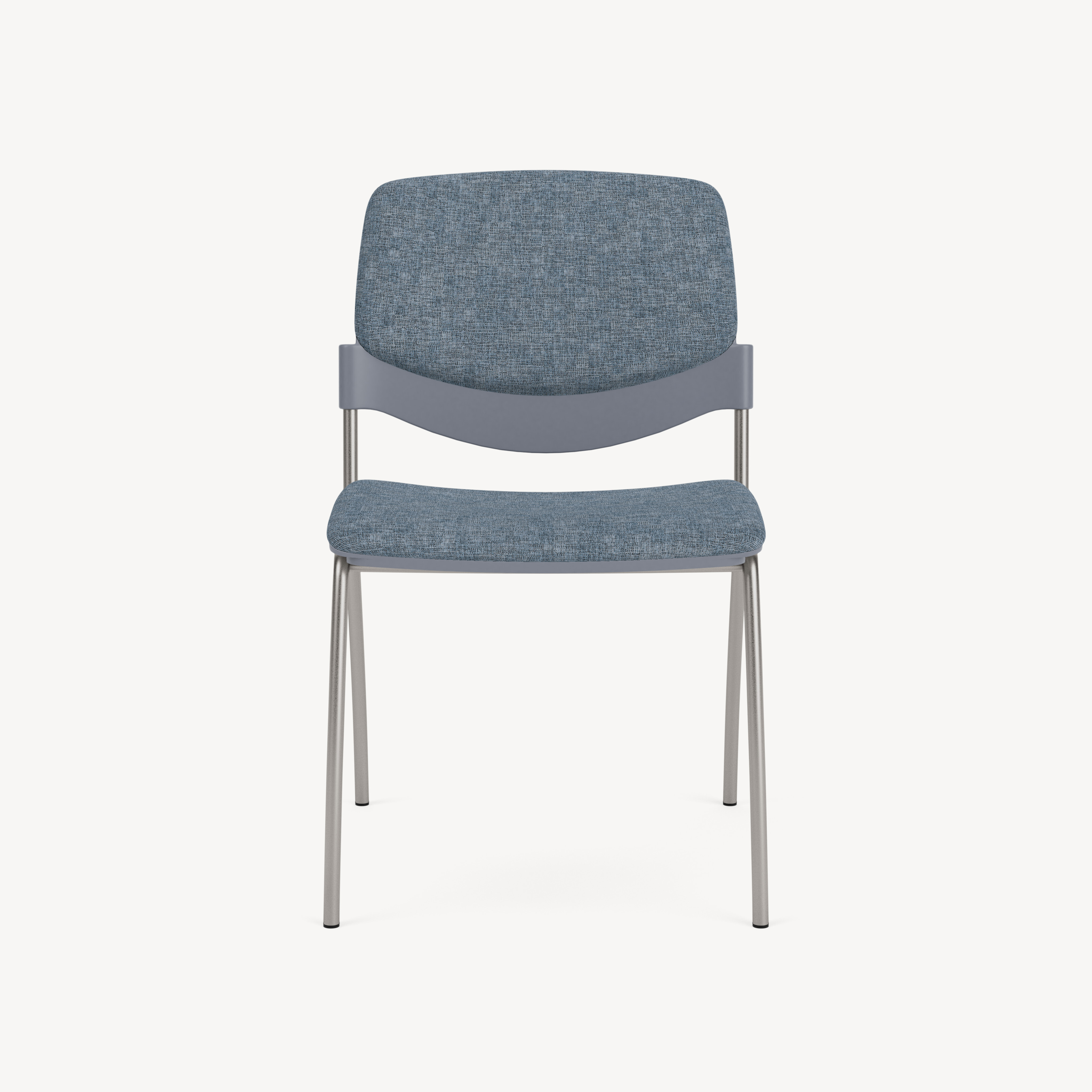 602-grey-poly-armless-blue-upholstery-front
