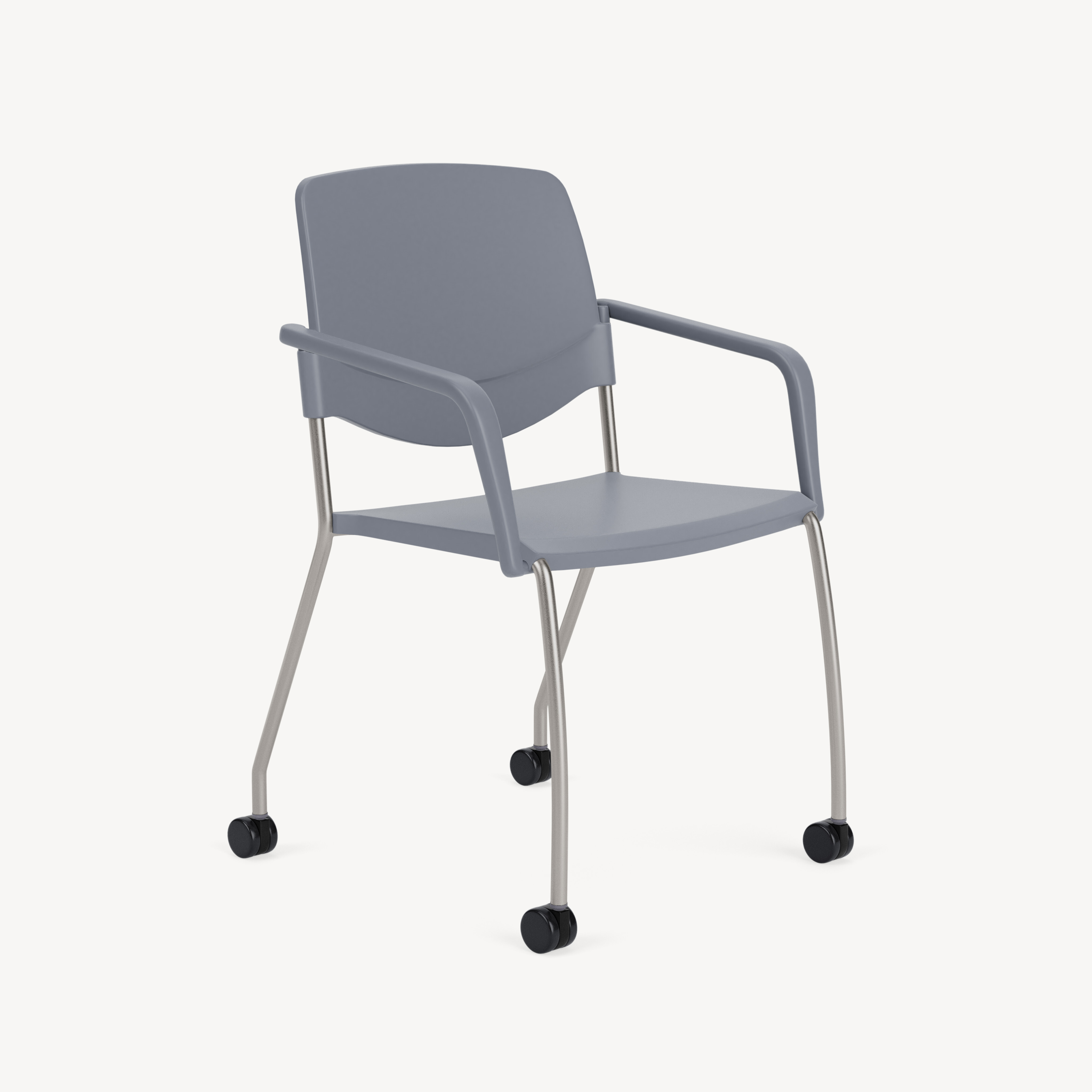 602-grey-poly-grey-arms-silver-framework-casters-front45