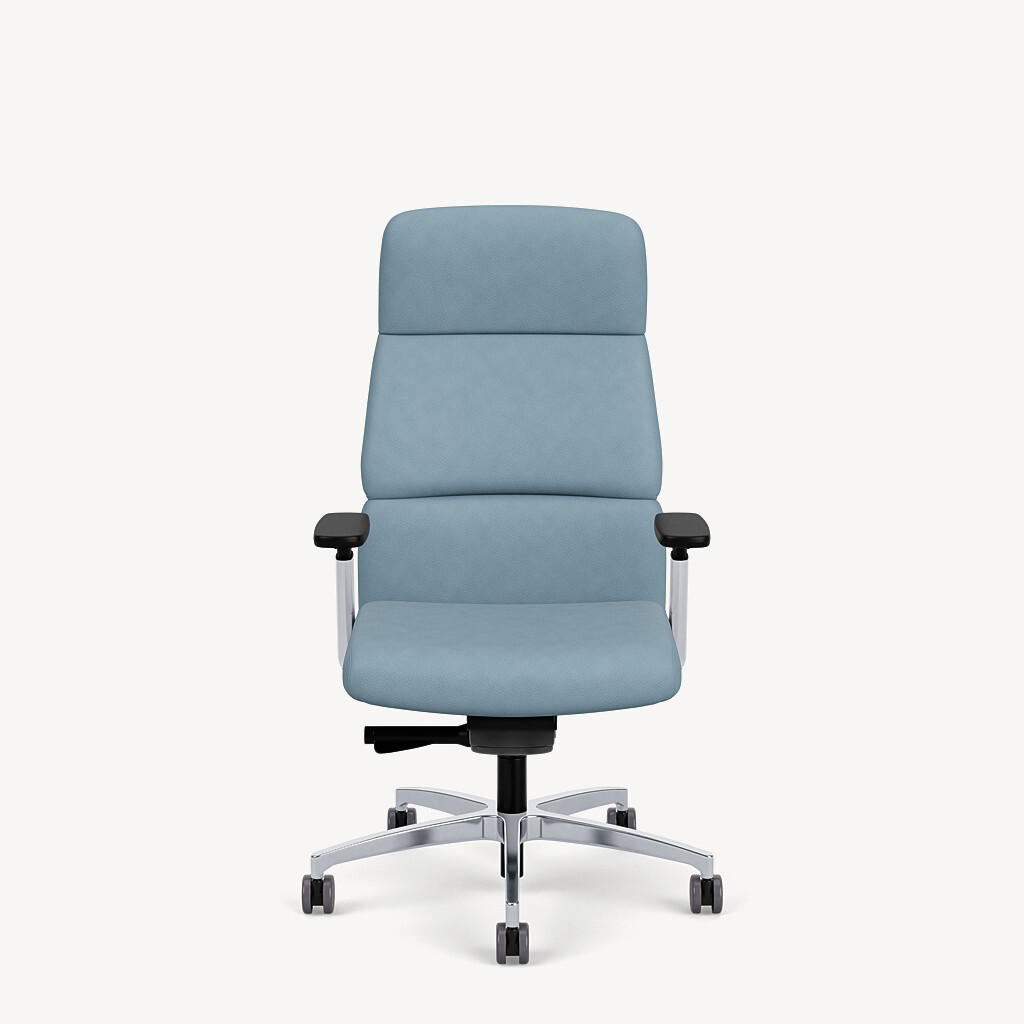 875-light-blue-polished-framework-height-adjustable-arm-front