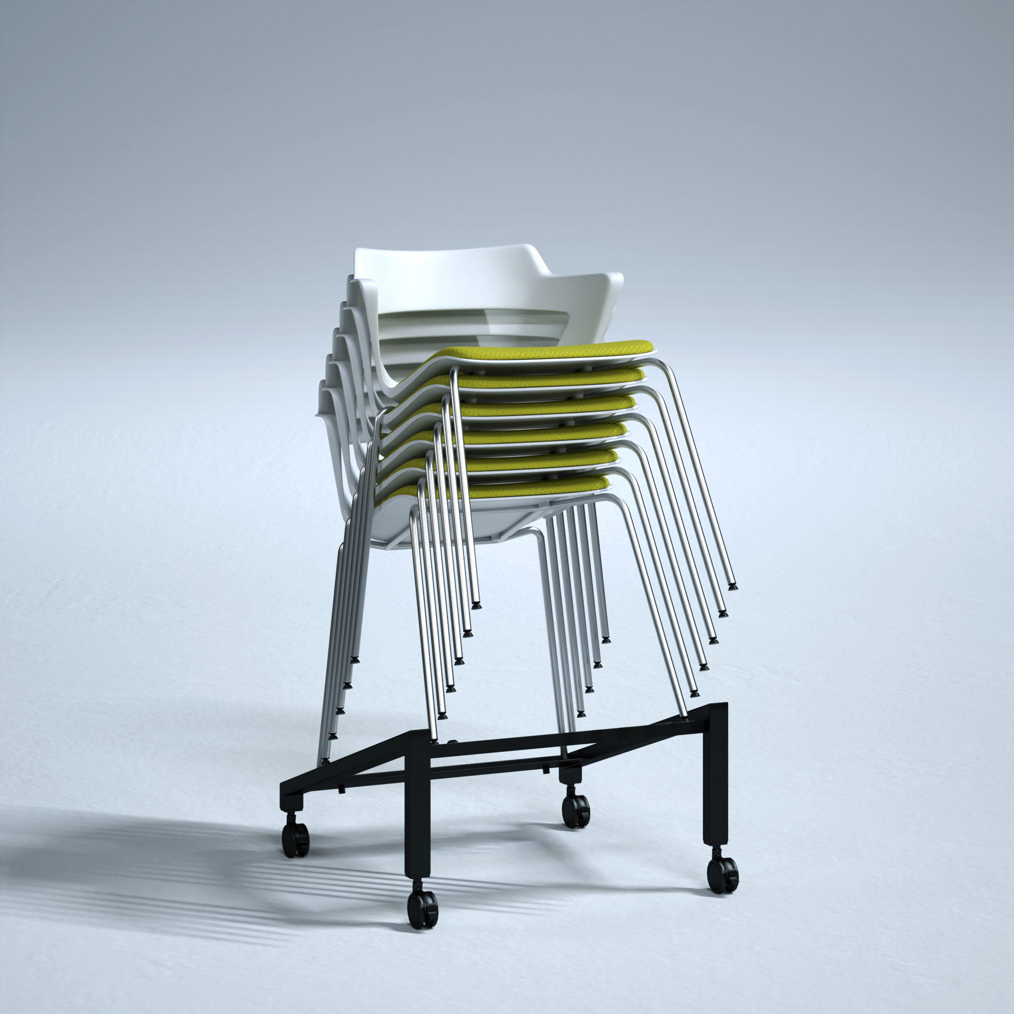 4leg-with-upholstery-max-stacked-on-cart