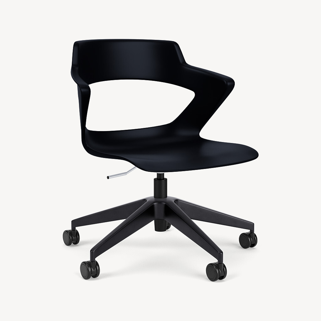 light-task-chair-black-poly-high-profile-base-front45