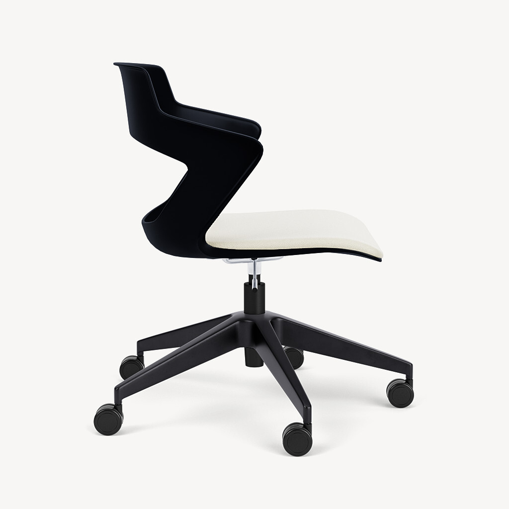 light-task-chair-black-poly-high-profile-base-white-upholstery-side