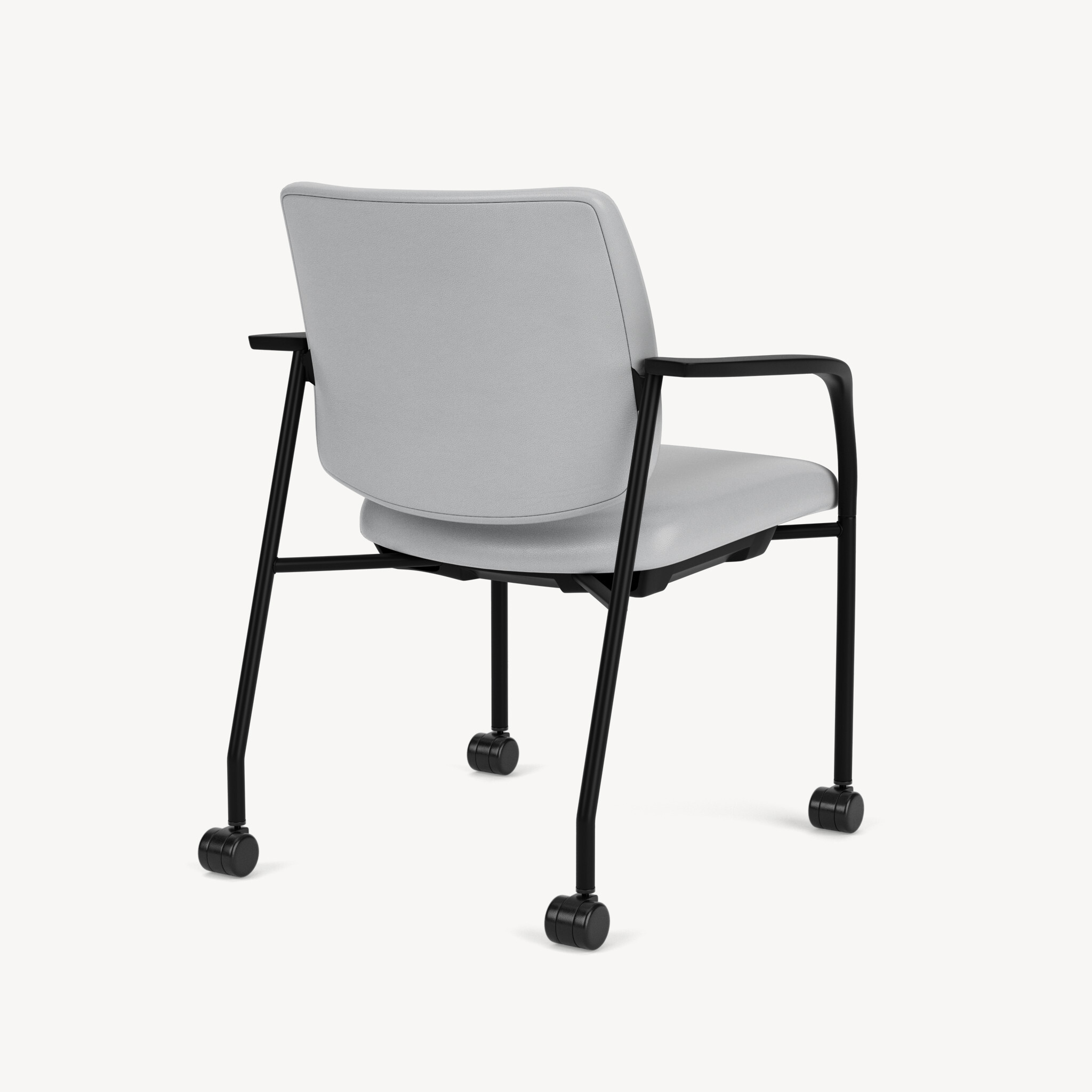 302-black-arm-black-frame-light-grey-upholstery-casters-upholstered-backshell-back45