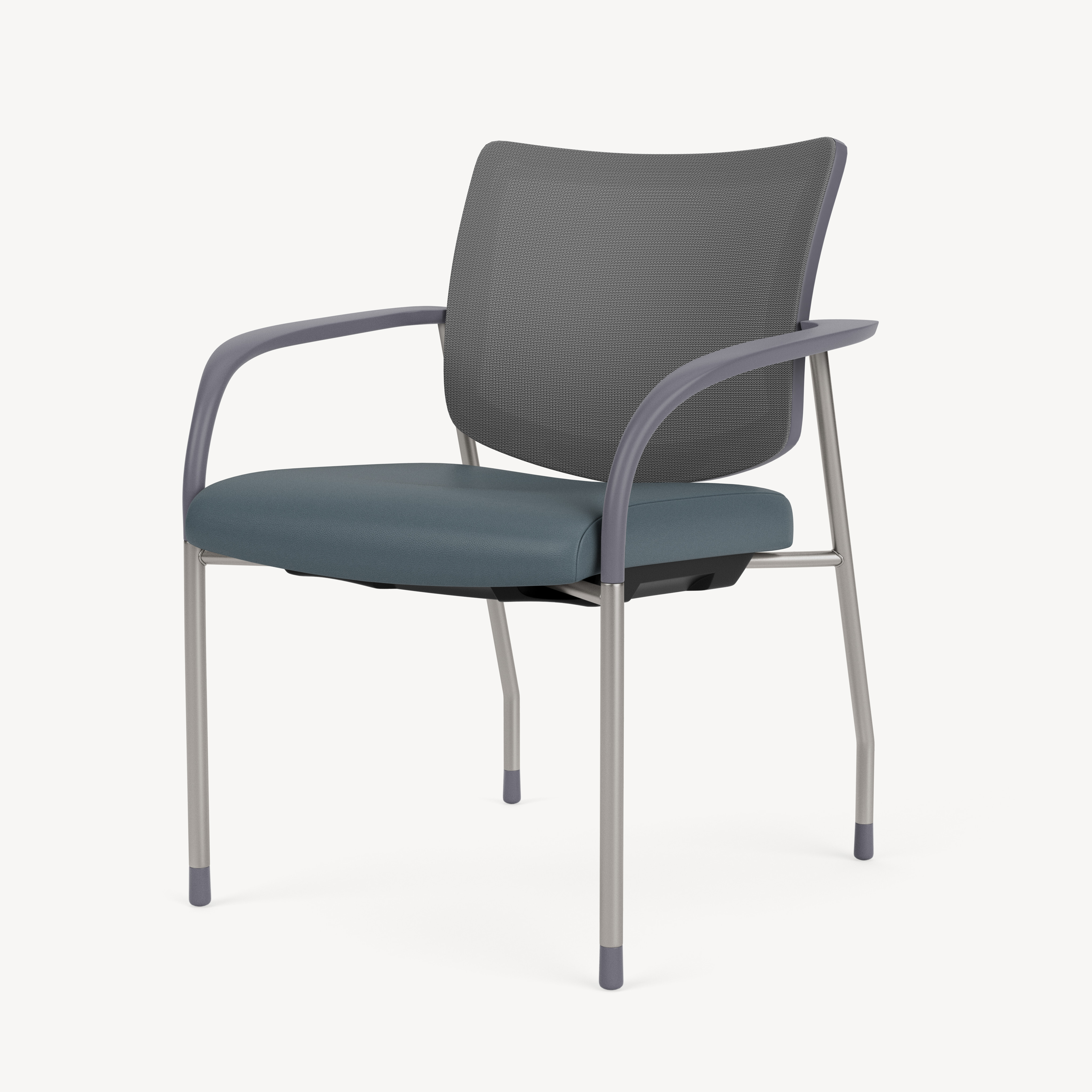 312-grey-arm-silver-frame-silver-mesh-grey-upholstery-front45