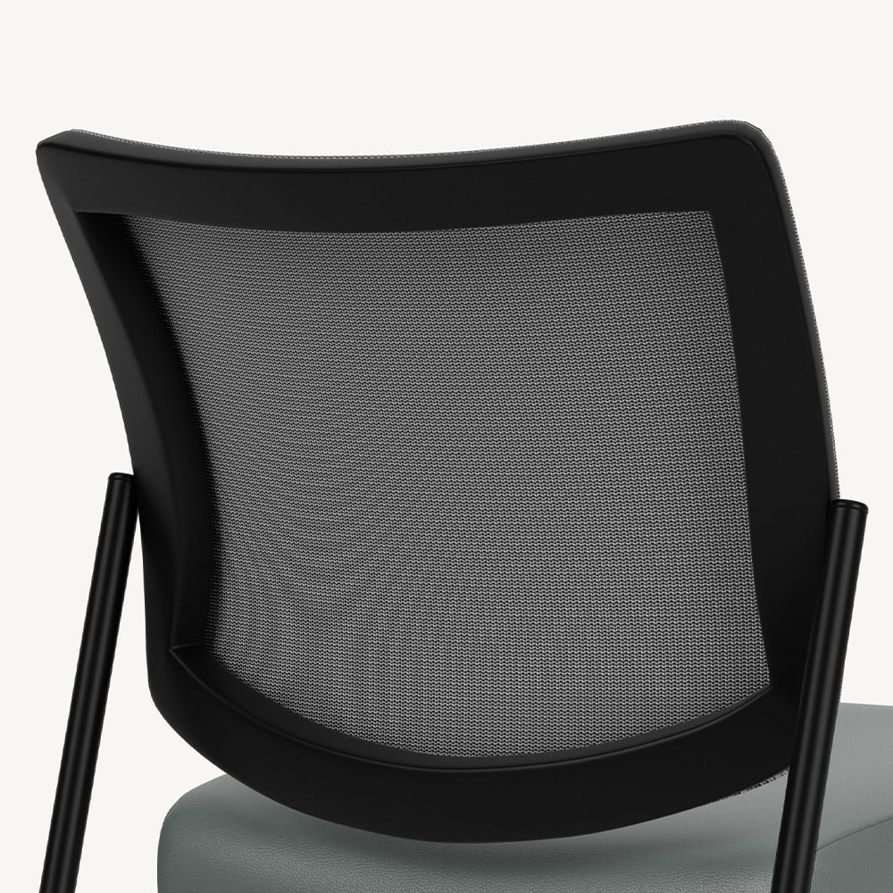 vistaII-close-up-black-mesh-back