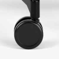 Black carpet casters #16HP