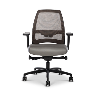 4u mesh back with copper mesh and lumbar