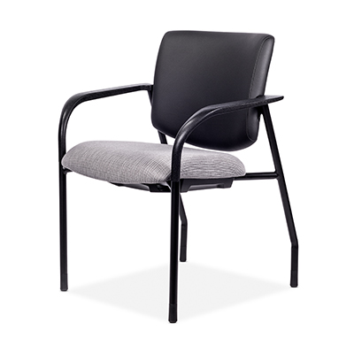 Vista II upholstered back with black framework