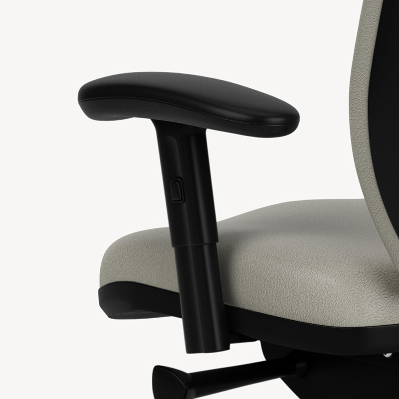 Black basic height adjustable arm #38A4