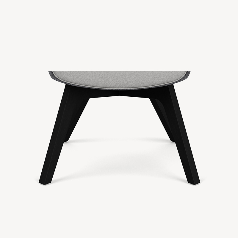 Black 4-leg wood base #6BLK